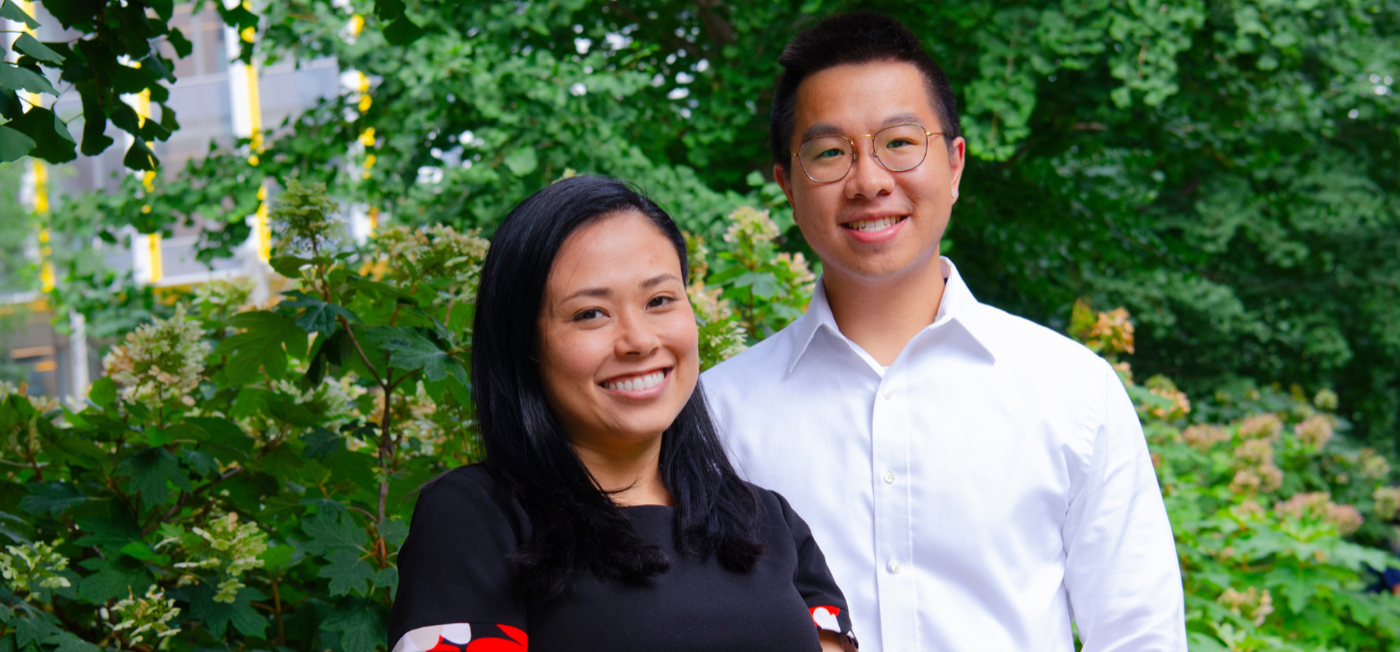 Lab members outdoors for DNA biomaterials story